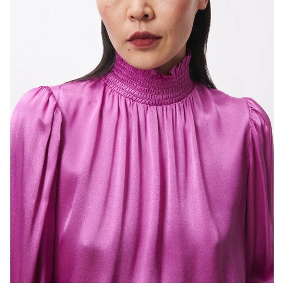 NWT FRNCH Long Sleeve Blouse - Picture 3 of 7